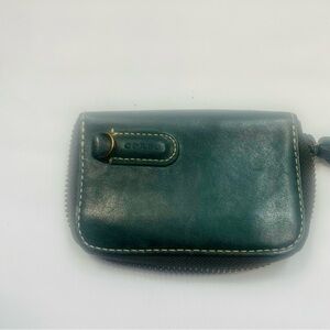 Corbo Dark Green Leather Wallet